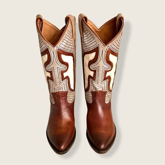 RARE Frye Billy Underlay Festival Cute Cowboy Boot - Picture 9 of 16